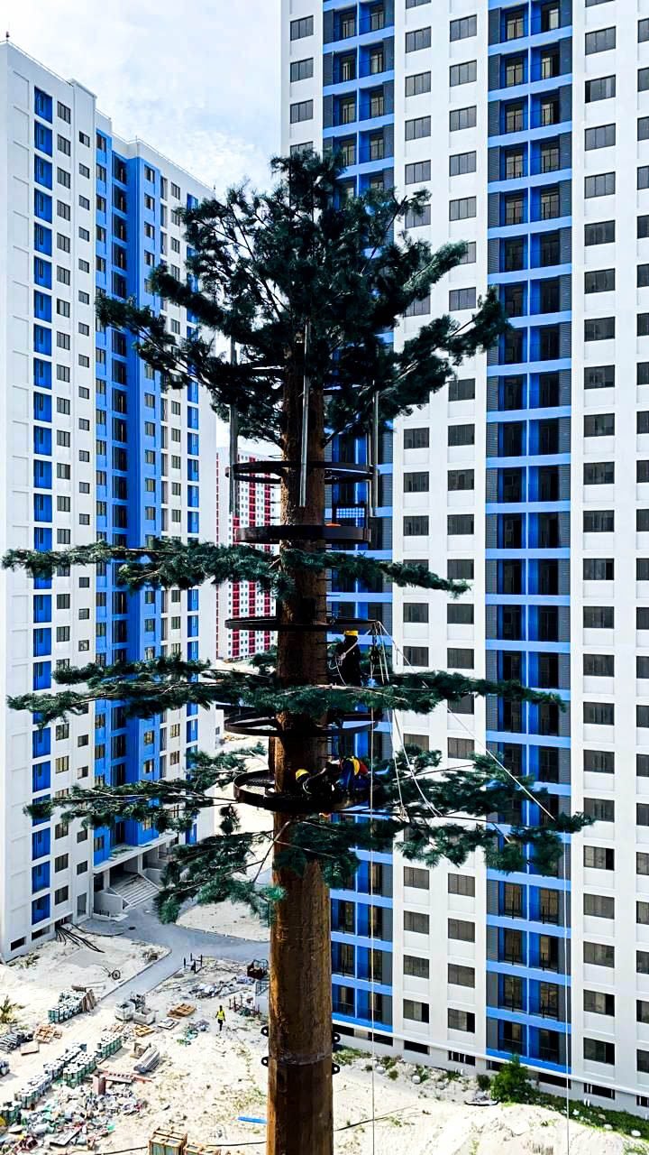 Camouflage-Tower